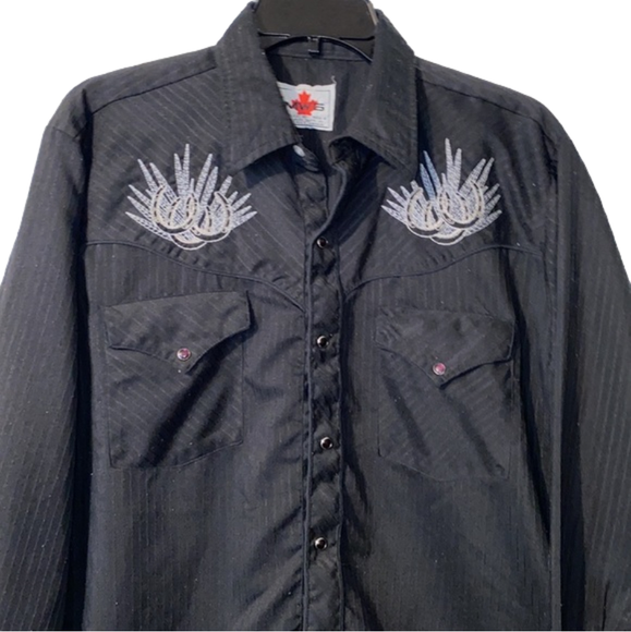 Other - 3/$30 Vintage Western Snap Button Shirt